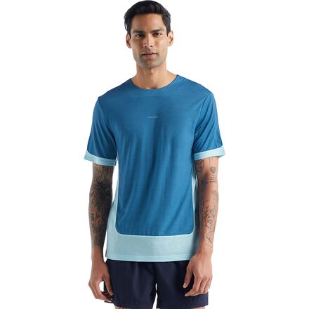 Icebreaker - ZoneKnit Short-Sleeve T-Shirt - Men's - Azul/Haze