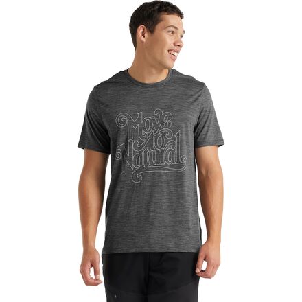 Icebreaker - Tech Lite II Move to Natural Short-Sleeve T-Shirt - Men's - Gritstone Heather