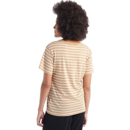 Icebreaker - Granary Stripe Short-Sleeve T-Shirt - Women's