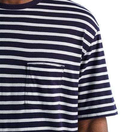 Icebreaker - Granary Stripe Short-Sleeve Pocket T-Shirt - Men's