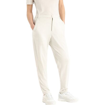 Icebreaker - ICL Interlock Pant - Women's - ECRU Heather