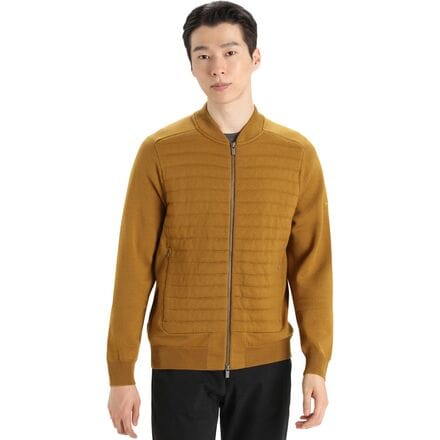 Icebreaker - ICL ZoneKnit Insulated Knit Bomber - Men's - Clove