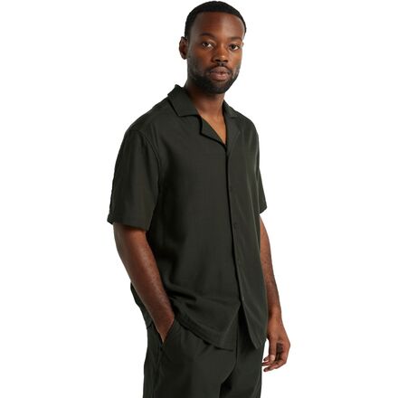 Icebreaker - Merino Natural Blend Short-Sleeve Shirt - Men's - Kale