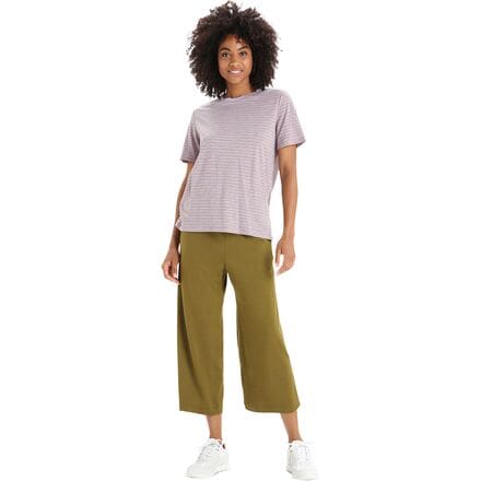 Icebreaker - Merino Linen Short-Sleeve Stripe T-Shirt - Women's