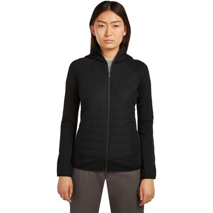 Merino Blend Quantum Hybrid Zip Hoodie - Women's
