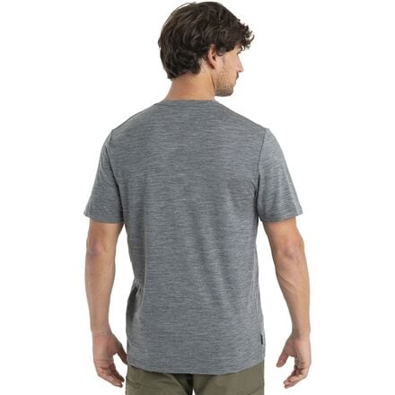 Icebreaker - Merino 150 Tech Lite II T-Shirt Natural Shades Logo - Men's