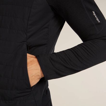 Icebreaker - Merino Blend Quantum Hybrid Zip Hoodie - Men's