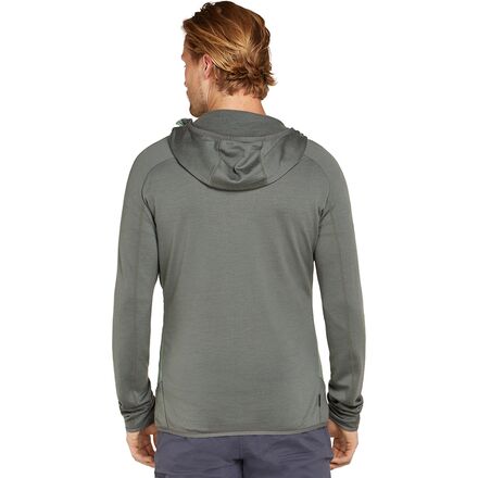 Icebreaker - Merino Quantum Hybrid Long-Sleeve Zip Hooded Jacket - Men's