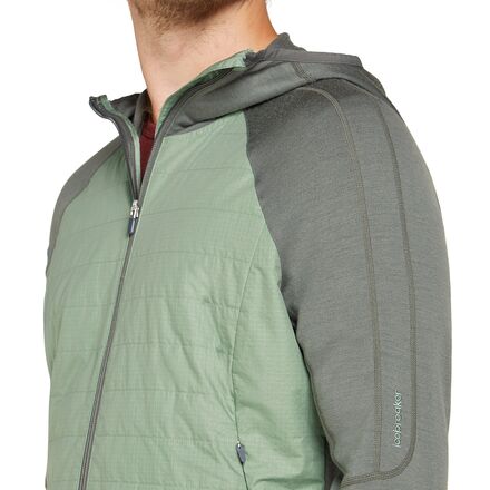 Icebreaker - Merino Quantum Hybrid Long-Sleeve Zip Hooded Jacket - Men's