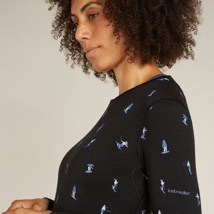 Icebreaker - Merino 200 Oasis Snow Day Long-Sleeve Crewe - Women's