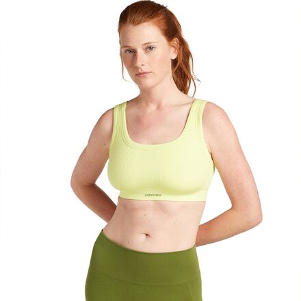 Merino Blend Rib Lotus Bra - Women's