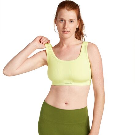 Icebreaker - Merino Blend Rib Lotus Bra - Women's