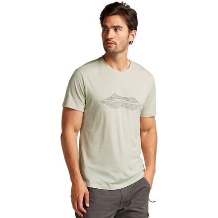 Merino 150 Tech Lite Pukaki Reflected SS T-Shirt - Men's