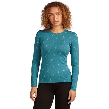 Merino 200 Oasis Long-SleevevSnow Day Crewe - Women's
