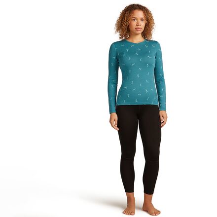 Icebreaker - Merino 200 Oasis Long-SleevevSnow Day Crewe - Women's