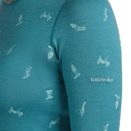 Icebreaker - Merino 200 Oasis Long-SleevevSnow Day Crewe - Women's