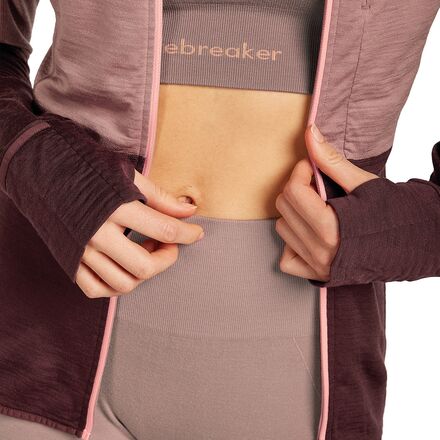 Icebreaker - Merino Blend 200 RealFleece Descender Zip Hoodie - Women's