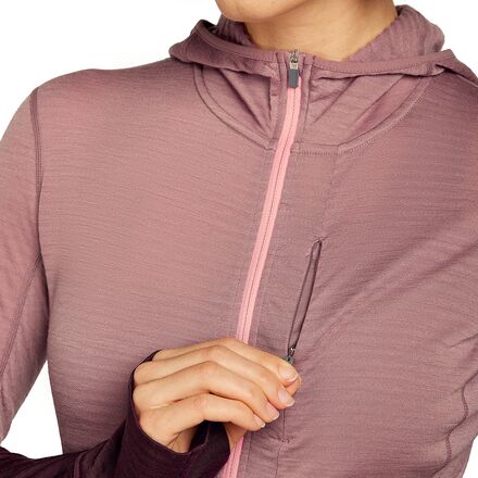 Icebreaker - Merino Blend 200 RealFleece Descender Zip Hoodie - Women's