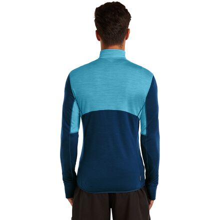 Icebreaker - Merino Blend 200 RealFleece Descender LS 1/2-Zip Top - Men's