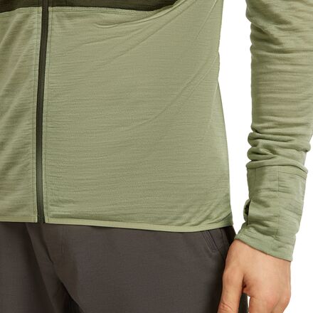 Icebreaker - Merino Blend 200 RealFleece Descender LS Zip Hoodie - Men's