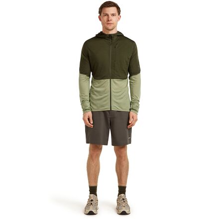 Icebreaker - Merino Blend 200 RealFleece Descender LS Zip Hoodie - Men's