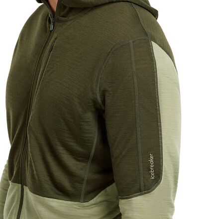 Icebreaker - Merino Blend 200 RealFleece Descender LS Zip Hoodie - Men's