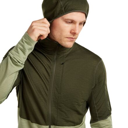 Icebreaker - Merino Blend 200 RealFleece Descender LS Zip Hoodie - Men's