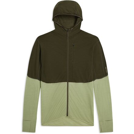 Icebreaker - Merino Blend 200 RealFleece Descender LS Zip Hoodie - Men's