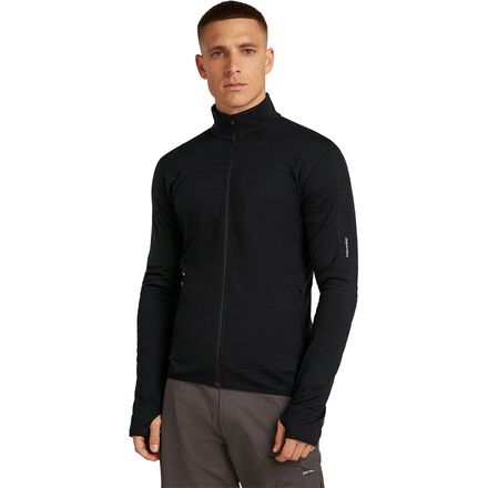 Merino Blend 300 RealFleece Descender LS Zip Top - Men's