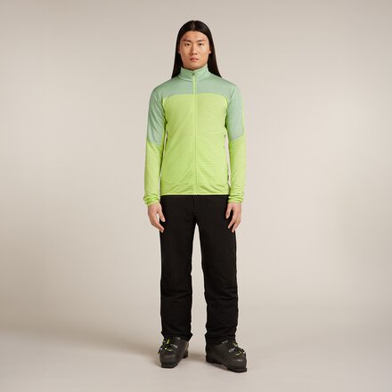 Icebreaker - Merino Blend 300 RealFleece Descender LS Zip Top - Men's