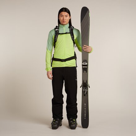 Icebreaker - Merino Blend 300 RealFleece Descender LS Zip Top - Men's