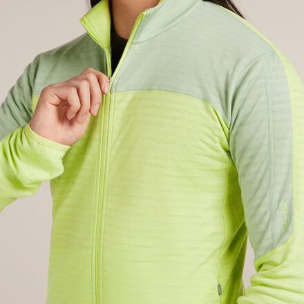 Icebreaker - Merino Blend 300 RealFleece Descender LS Zip Top - Men's