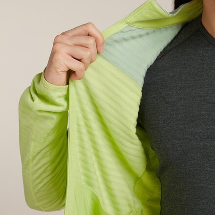 Icebreaker - Merino Blend 300 RealFleece Descender LS Zip Top - Men's