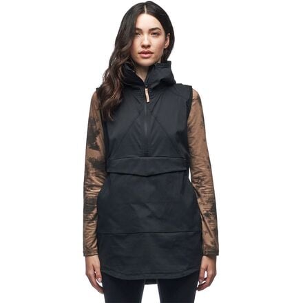 Indyeva - Cangur Pullover Hood Vest - Women's - Black