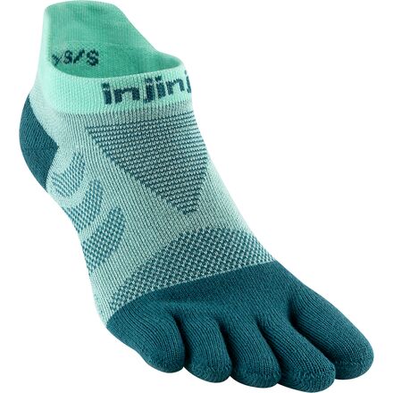 Injinji - Ultra Run No-Show CoolMax Sock - Women's - Glacier