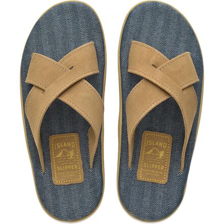 Island Slipper - Heringbone Slide Sandal