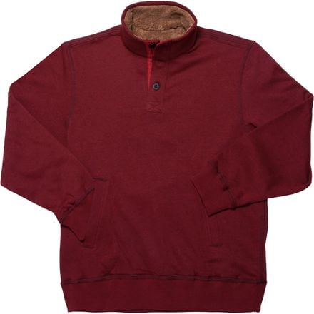 Smith's - Faux Sherpa Lined Fleece Pullover Sweater - Men's
