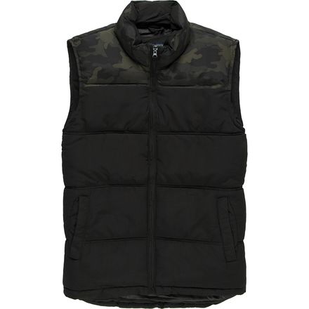 Smith's - Camo Color Block Puffer Vest - Men's