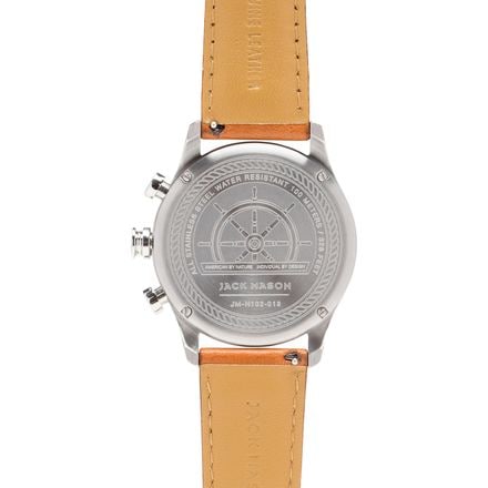 Jack Mason - N102 Nautical Collection SS Leather Watch
