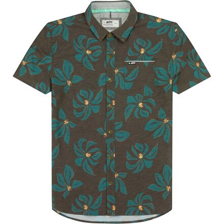 Jetty - Garwood Woven Short-Sleeve Shirt - Men's - Port