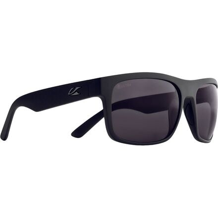 Kaenon - Burnet XL Ultra Polarized Sunglasses - Matte Black/Ultra Grey 12%
