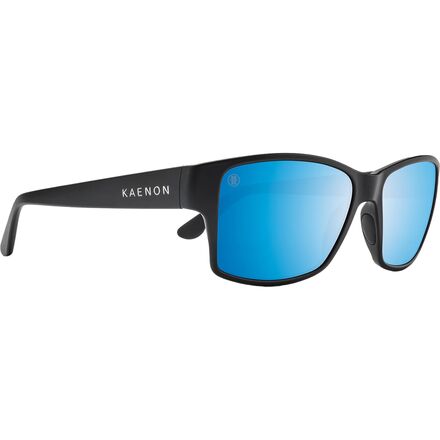 Kaenon - El Cap Polarized Sunglasses - Matte Black/Grey 12 ICE Mirror