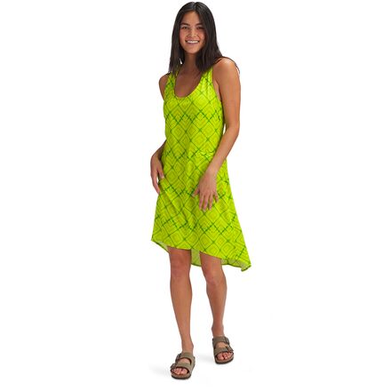 KAVU - Jocelyn Dress - Women's - Lime Tri Dye