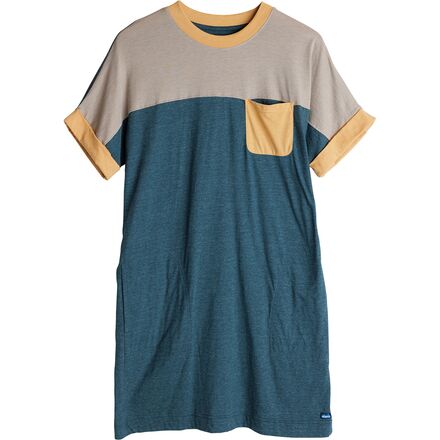 KAVU - Cut Back T-Shirt Dress - Women's - Forest Retreat