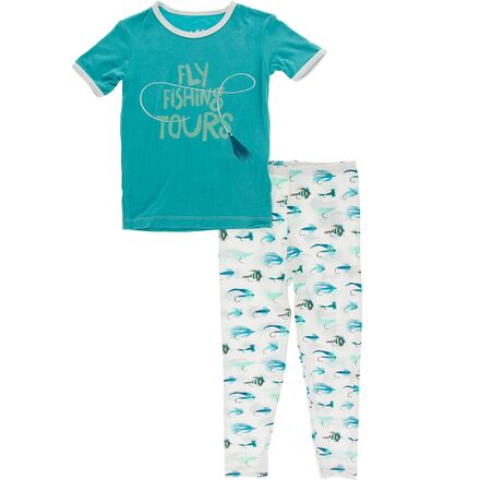 Kickee Pants - Graphic Short-Sleeve Pajama Set - Toddler Boys'