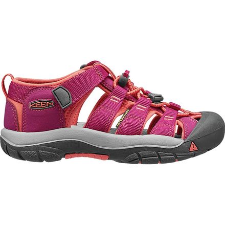 KEEN - Newport H2 Sandal - Girls' - Very Berry/Fusion Coral