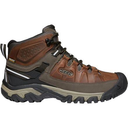 KEEN - Targhee III Mid Leather Waterproof Hiking Boot - Men's - Chestnut/Mulch