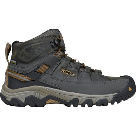 KEEN - Targhee III Mid Waterproof Wide Hiking Boot - Men's - Black Olive/Golden Brown