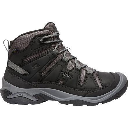KEEN - Circadia Mid Waterproof Hiking Boot - Men's - Black/Steel Grey