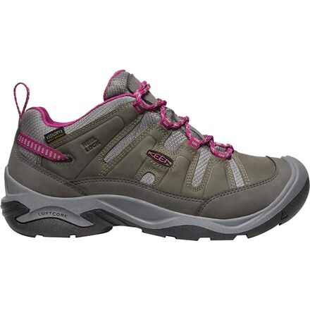 KEEN - Circadia Waterproof Hiking Shoe - Women's - Steel Grey/Boysenberry